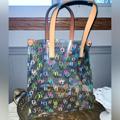 Dooney & Bourke Bags | Dooney & Bourke Signature Db Small Clear Lunch Mini Tote Handbag | Color: Blue/Pink | Size: Os