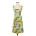 Nanette Lepore Casual Dress - A-Line Square Sleeveless: Green Dresses - Women's Size 4