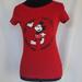 Disney Tops | Disney Mickey Mouse True Original Classic Red T-Shirt Teen/Junior M (7-9) Cute | Color: Black/Red | Size: Mj