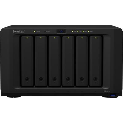 SYNOLOGY NAS-Server "DS1621+", schwarz, B:28,2cm H:16,6cm T:24,3cm, NAS-Server