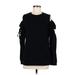 Trafaluc by Zara Sweatshirt: Black Print Tops - Women's Size Medium