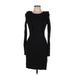 French Connection Casual Dress - Sheath: Black Dresses - Women's Size 8