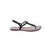 Faded Glory Sandals: Black Solid Shoes - Women's Size 10 - Open Toe