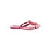 Melissa Sandals: Pink Solid Shoes - Women's Size 8 - Open Toe
