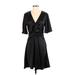 Bishop + Young Casual Dress - Wrap: Black Dresses - Women's Size Small