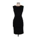Nicole Miller Artelier Casual Dress - Bodycon: Black Solid Dresses - Women's Size Medium