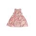 DKNY Special Occasion Dress - Fit & Flare: Pink Print Skirts & Dresses - Size 24 Month