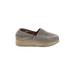 BOBS By Skechers Wedges: Gray Solid Shoes - Women's Size 7 - Almond Toe