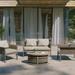 OVE Decors Danforth 4-Piece Outdoor Patio Conversation Furniture Set