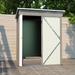 5*3FT Outdoor Storage Shed ,Tool Shed with Sloping Roof and Lockable Door,Metal Shed