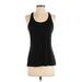 Active by Old Navy Active Tank Top: Black Print Activewear - Women's Size Small