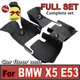 Tapis de sol de voiture personnalisé pour BMW X5 E53 2004 2005 2006 tapis automatique tapis