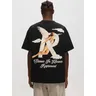 2023 Brand Man T Shirt Cloud Angel Print rappresenta Hip Hop Cotton Casual Women Summer T-Shirt