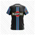 Summer 3D Print Kids Outdoor Sportwear MARTINI Racing Jersey Fans traspirante O Neck t-shirt uomo