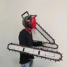 Anime Chainsaw Man Helmet Costume Cosplay Denji Mask Chainsawman Devil Latex Adult Headwear Dress Up