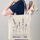 indigo rm Kpop Aesthetic Shopping Bag Totes Large Shopper Tote Bag Canvas Tote Bag Shopping Bag Eco
