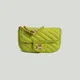 Women's Shoulder Bag Green Field Grid Small Chain Single Shoulder Crossbody Bag for Women Purses and