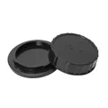 L43D Front Body Cap & Rear Lens Cap Replacement for Contax Yashica C/Y Mount DSLR SLR Camera Body &