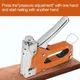 3 In 1 Nail Gun DIY Furniture Construction Stapler Upholstery Staple Gun With 600 Staples Home Decor