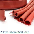 P Type High Temperature Oven Door Window Silicone Rubber Sealing Strip Weatherstrip Oven Parts Good