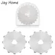 2Pcs 45mm Crochet Edge Skip Blades Rotary Replacement Blades Rotary Cutter Blades for Fabric Cutting