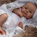 49CM Reborn Baby Dolls Juliette Lifelike Real Touch 3D Skin Multiple Layers with Hand-Painted Hair