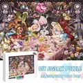 Disney Anime Jigsaw Puzzles 35/300/500/1000 Pieces Puzzles for Adults Alice In Wonderland Puzzle