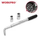 WORKPRO Telescoping Wrench Car Repair Tool Kits Auto Spanner Lug for Car Wrench with Socket set