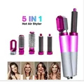 5-in-1 Hot Air Comb Automatic Curling Rod For Curling And Straightening Hair Dual-purpose Hair