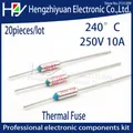 20pcs/lot 2017 Hot SF240E TF 240 Celsius Circuit Cut Off Thermal Fuse 250V 10A Thermal links Micro