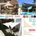 Aunct 300D Waterproof Sun Shelter Triangle Sun Shade Protection Outdoor Garden Patio Pool Shade