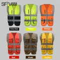 SFvest High visibility Construction work uniforms safety reflective vest safety vest company logo