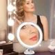 Portable Dressing Table Makeup Mirror 360° Rotating Magnifying Mirror Beauty Mirror With Fill Light