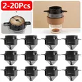 2-20Pcs Foldable Coffee Filter Coffee Maker Stainless Steel Drip Coffee Tea Holder Reusable