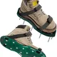 Lawn Shoes for Grass with Adjustable Hook and Loop Straps Manual Garden Tool for Aerating Lawn or
