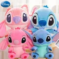 20cm Disney Stitch Plush Dolls Anime Cartoon Blue Pink Lilo & Stitch Plush Stuffed Toys Kawaii