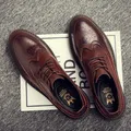 Autunno New Bullock Men Classic Business scarpe formali uomo Oxford scarpe uomo scarpe eleganti 2021