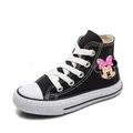Disney Kids shoes for girl children canvas shoes boys sneakers Minnie autumn girls shoes White High