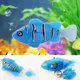 1PC Battery Powered Electronic Robotic Fish Swim Activated Fish Toy Robotic Pet for Fishing Tank