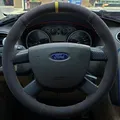 Car Steering Wheel Cover Suede For Ford Kuga 2008-2011 Focus 2 2005-2011 C-MAX Steering-Wheel Cover