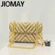 JIOMAY Exquisite Gold Purse Luxury Designer Handbags High Quality 2024 Triangle Designer Pearl Bag