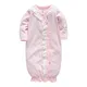 Kavkas Baby Girls Rompers Long Sleeve Pink Cotton Babies Sleepwear Girl Pajamas Newborn 0-3 months