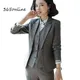 Formal Uniform Designs Pantsuits for Women Business Work Wear Suits Autumn Winter Professional