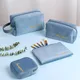 Plush Makeup Bag Cosmetic Bag for Women Zipper Large Solid Color Travel Toiletry Bag Travel Make Up