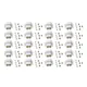 20pcs Home Electronic Microwave Oven Magnetron Filament White Supplies for Restaurant Dining Room