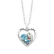 Cartoon Heart Stitch Necklace Earrings Silver Plated Pendant Inspired Gifts Ohana Family Jewelry for