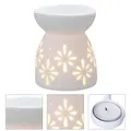 Ceramic Oil Burner With Candle Holder Romantic Tealight Candle Holder Essential Oil Incense Aroma