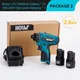 Cordless Impact Electric Drill Hammer Screwdriver Two Speed Mini Wireless Hand Driver Wrench Power