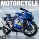1:12 Diecast Motorcycle Model Toy F-Suzuki Suzuki GSX-R1000 Suspension Off-road Vehicle Motorcycle
