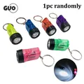 LED Keychain Flashlight Mini Flashlights Pocket Emergency Light Waterproof Torch Small Torches Super